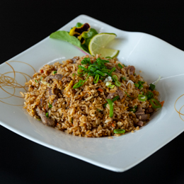 Wok de riz au boeuf